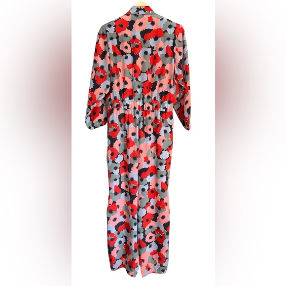VINTAGE Floral Jumpsuit, Size S - Picture 4 of 6